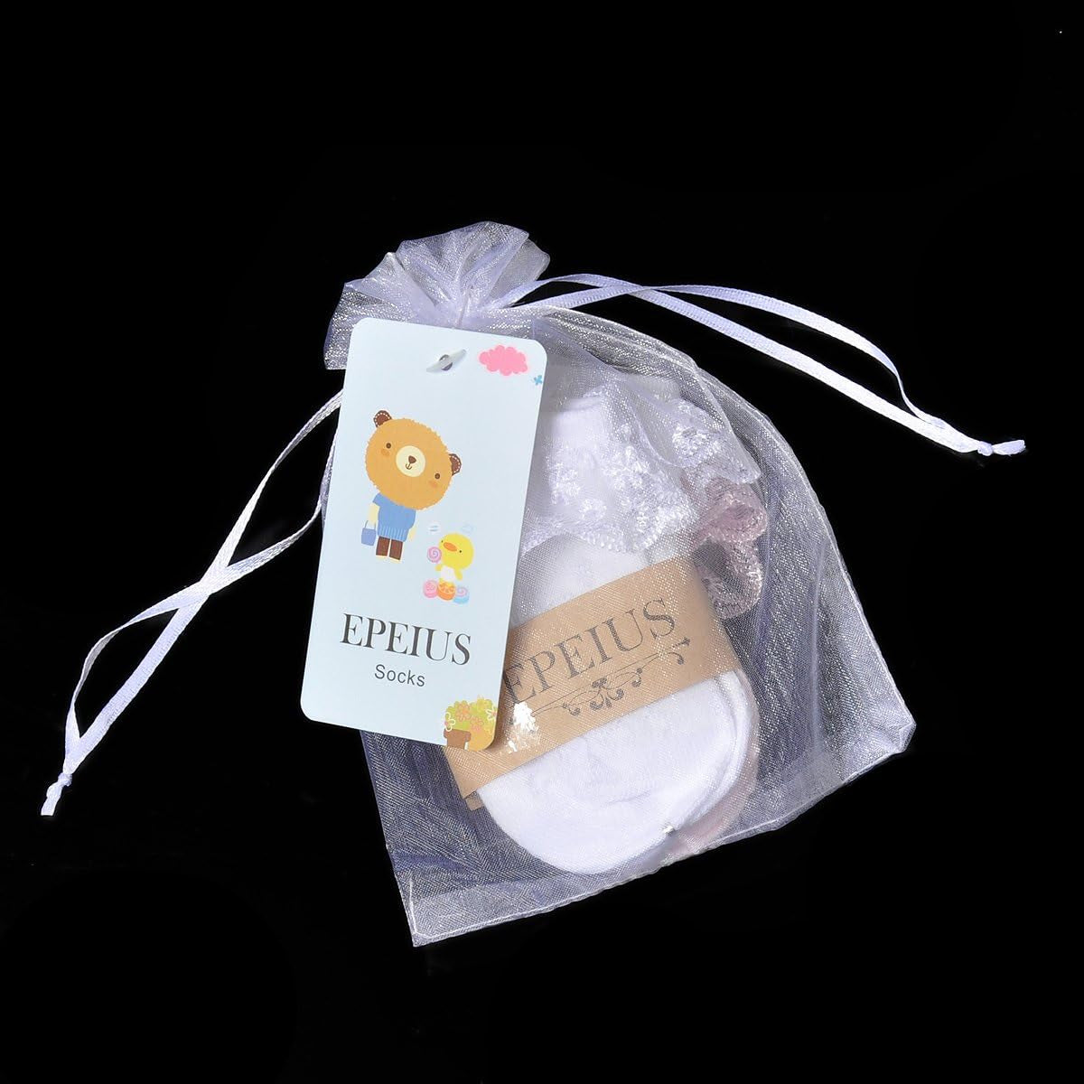 Baby-Girls Eyelet Frilly Lace Socks,Newborn/Infant/Toddler/Little Girls (Pack of 2/3/4/6)