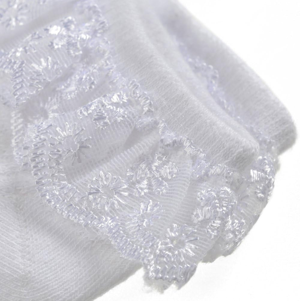 Baby-Girls Eyelet Frilly Lace Socks,Newborn/Infant/Toddler/Little Girls (Pack of 2/3/4/6)
