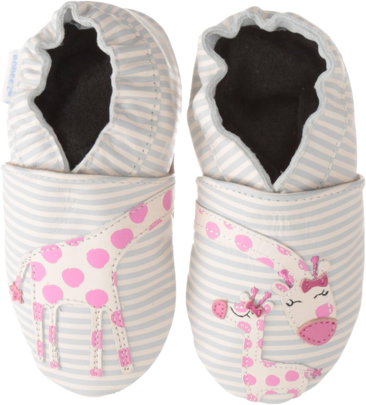 Baby Girls and Unisex Soft Soles Slip-Resistant Crib Shoes Slippers for Infant and Toddler, 0-24 Months