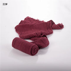 Stretch Baby Photography Props Blanket Wraps Organic Cotton Wrap Soft Infant Newborn Photo Wraps Cloth Accessories 40*180Cm