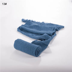 Stretch Baby Photography Props Blanket Wraps Organic Cotton Wrap Soft Infant Newborn Photo Wraps Cloth Accessories 40*180Cm