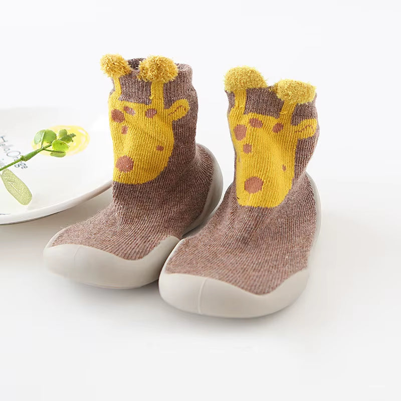Chaussures Bébé Enfant En Bas Âge Premiers Marcheurs Infantile Garçons Filles Enfants En Caoutchouc Doux Semelle Antidérapante Sol Pieds Nus Chaussures Décontractées Chaussons En Tricot