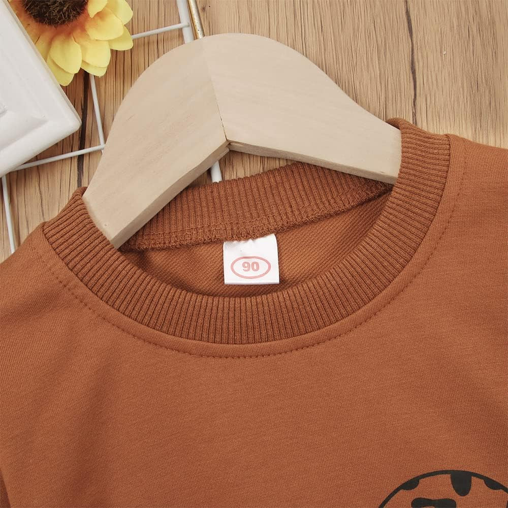 Toddler Baby Girl Leopard Clothes Long Sleeve Pullover Crew Neck Top Sweatshirt Pants Casual Fall Winter Outfits