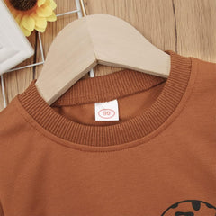 Toddler Baby Girl Leopard Clothes Long Sleeve Pullover Crew Neck Top Sweatshirt Pants Casual Fall Winter Outfits