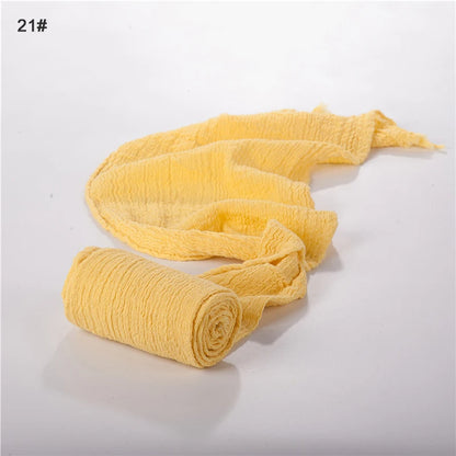 Stretch Baby Photography Props Blanket Wraps Organic Cotton Wrap Soft Infant Newborn Photo Wraps Cloth Accessories 40*180Cm