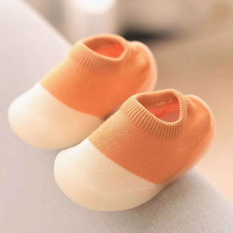Chaussures Bébé Enfant En Bas Âge Premiers Marcheurs Infantile Garçons Filles Enfants En Caoutchouc Doux Semelle Antidérapante Sol Pieds Nus Chaussures Décontractées Chaussons En Tricot