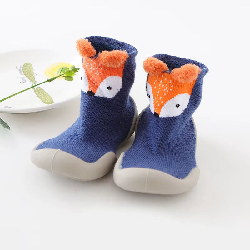 Chaussures Bébé Enfant En Bas Âge Premiers Marcheurs Infantile Garçons Filles Enfants En Caoutchouc Doux Semelle Antidérapante Sol Pieds Nus Chaussures Décontractées Chaussons En Tricot