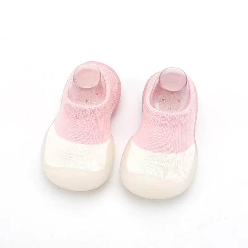 Chaussures Bébé Enfant En Bas Âge Premiers Marcheurs Infantile Garçons Filles Enfants En Caoutchouc Doux Semelle Antidérapante Sol Pieds Nus Chaussures Décontractées Chaussons En Tricot
