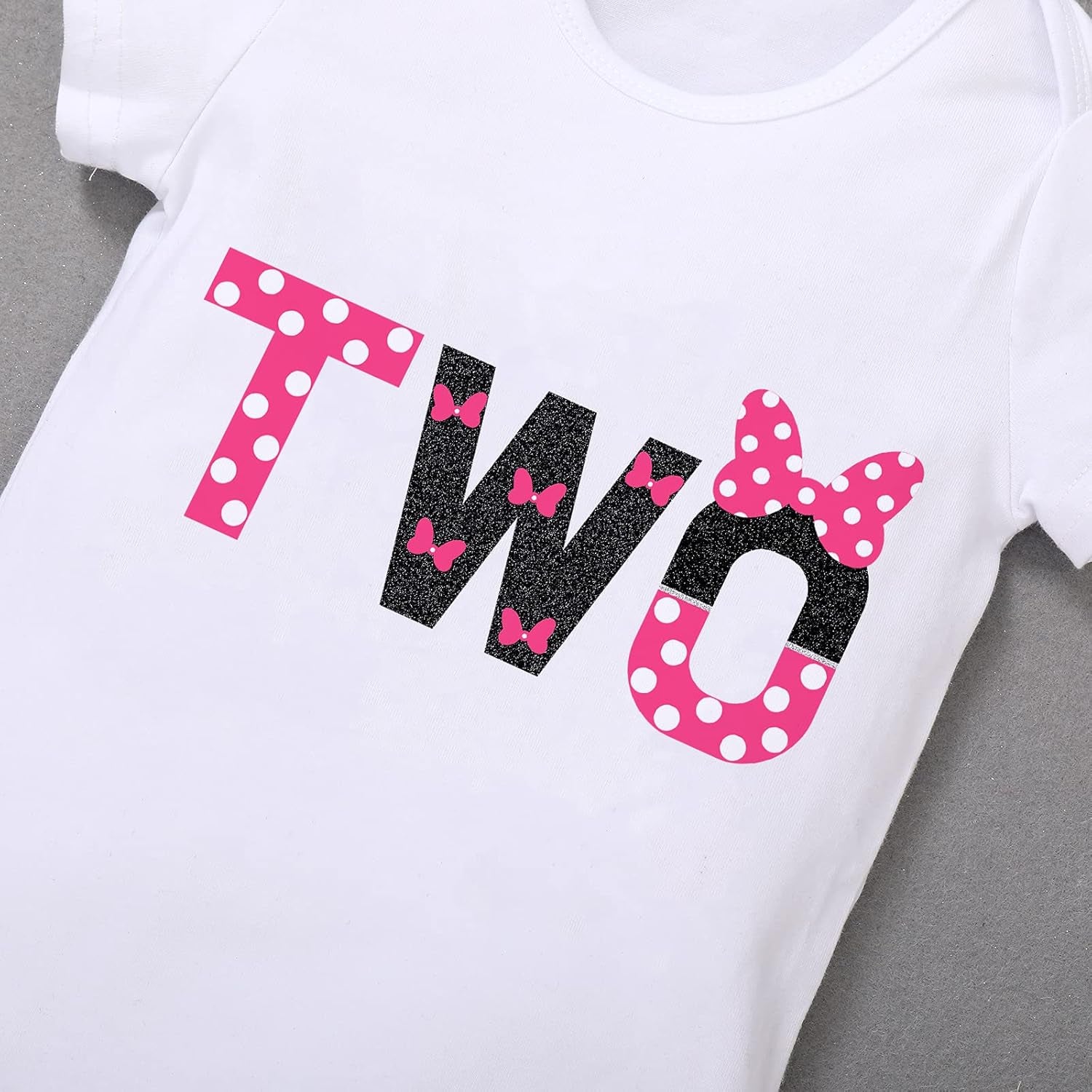 Baby Girls 1St 2Nd Birthday Outfit Polka Dots Romper Tutu Skirt Mouse Ears Headband Cake Smash Clothes for Photo Props