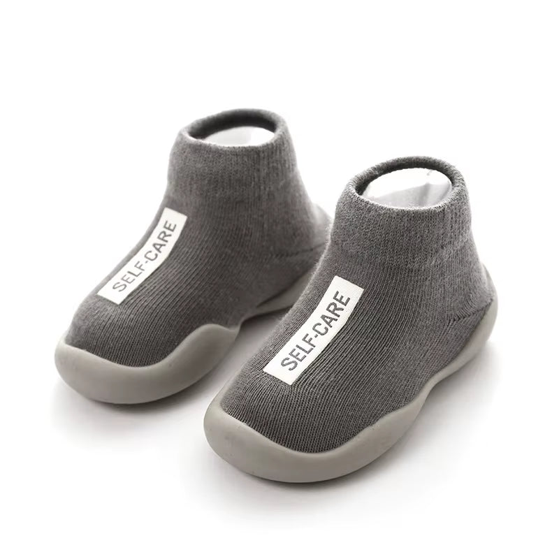 Chaussures Bébé Enfant En Bas Âge Premiers Marcheurs Infantile Garçons Filles Enfants En Caoutchouc Doux Semelle Antidérapante Sol Pieds Nus Chaussures Décontractées Chaussons En Tricot