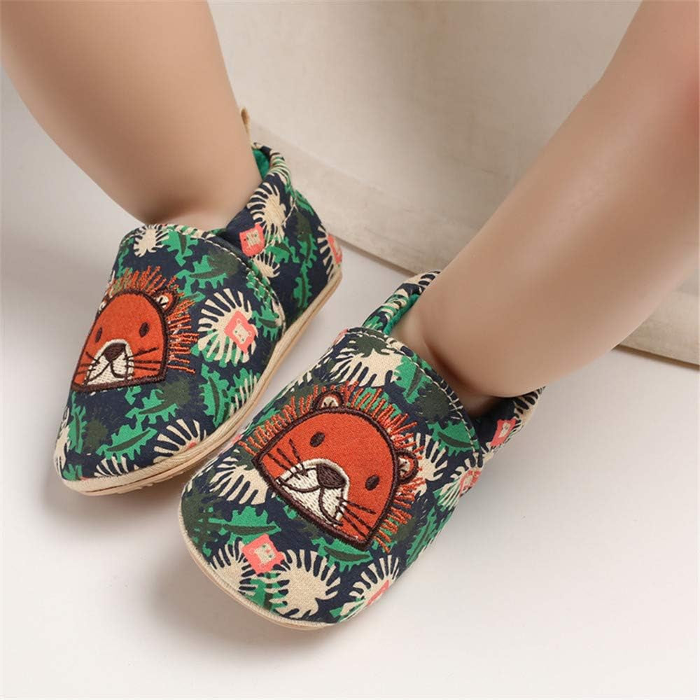 Infant Baby Boys Girls Slipper Soft Sole Non Skid Sneaker Moccasins Toddler First Walker Cirb House Shoes