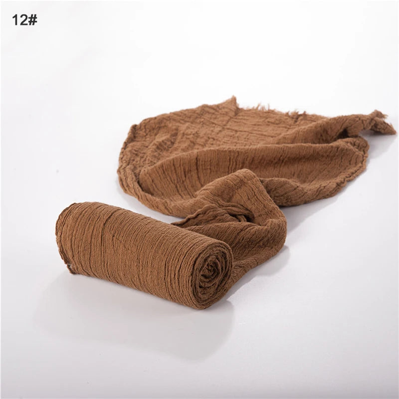 Stretch Baby Photography Props Blanket Wraps Organic Cotton Wrap Soft Infant Newborn Photo Wraps Cloth Accessories 40*180Cm