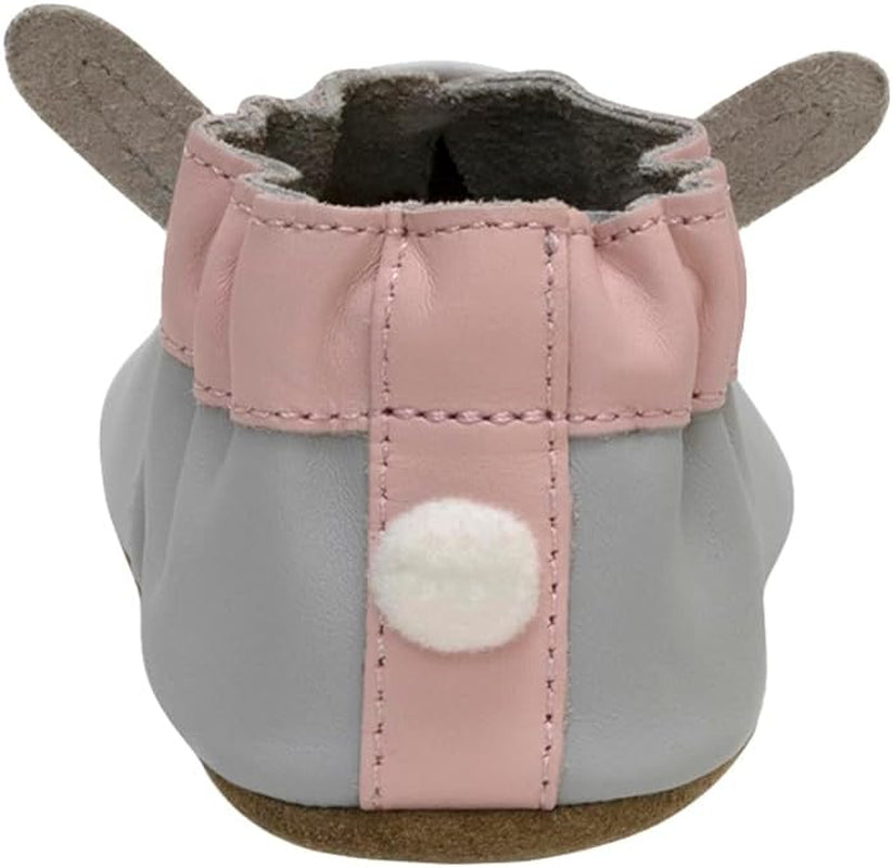 Baby Girls and Unisex Soft Soles Slip-Resistant Crib Shoes Slippers for Infant and Toddler, 0-24 Months