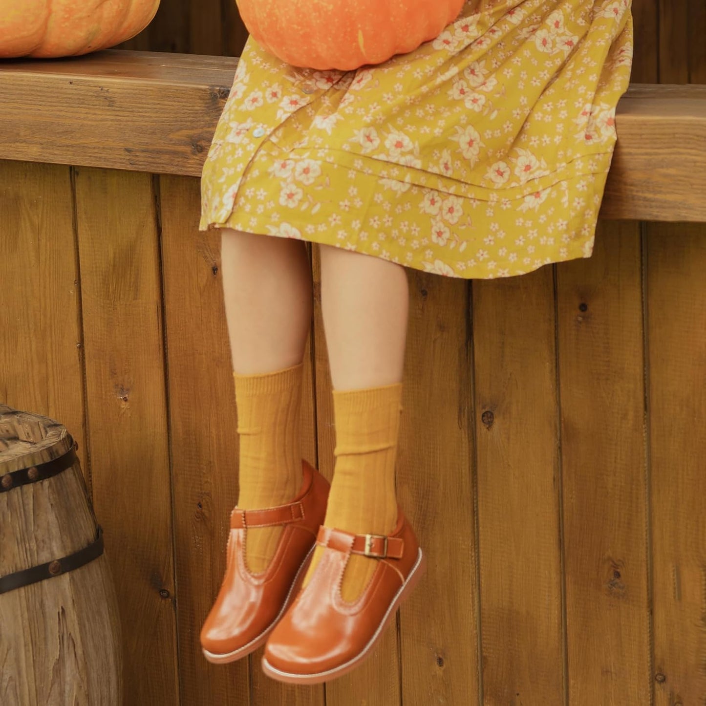 Toddler Little Girl Mary Jane Dress Shoes - Ballet Flats for Easter Flower Girl Party School Shoes