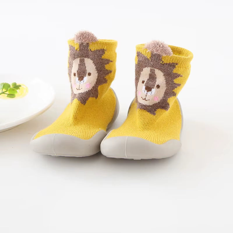 Chaussures Bébé Enfant En Bas Âge Premiers Marcheurs Infantile Garçons Filles Enfants En Caoutchouc Doux Semelle Antidérapante Sol Pieds Nus Chaussures Décontractées Chaussons En Tricot