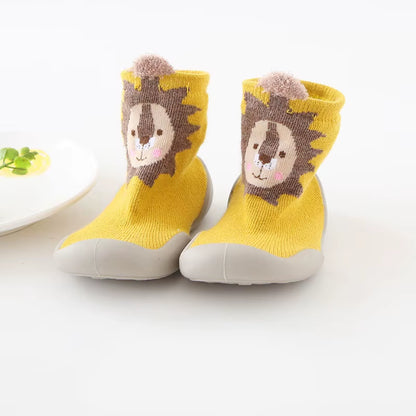 Chaussures Bébé Enfant En Bas Âge Premiers Marcheurs Infantile Garçons Filles Enfants En Caoutchouc Doux Semelle Antidérapante Sol Pieds Nus Chaussures Décontractées Chaussons En Tricot