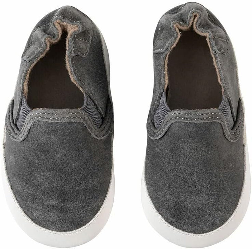 Baby Boys and Unisex Soft Soles Slip-Resistant Crib Shoes Slippers for Infant and Toddler, 0-24 Months