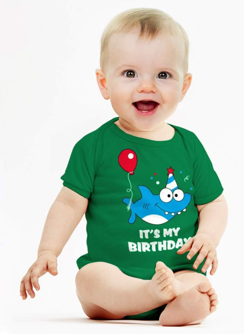 Birthday Boy or Girl Shark Outfit 1St 2Nd Birthday Gift Baby Bodysuit